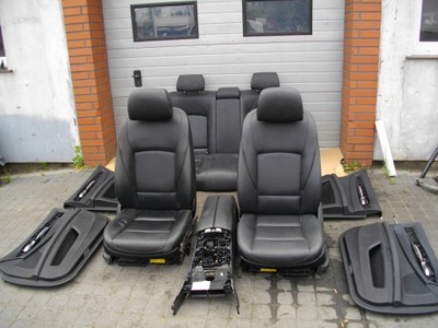 Bmw f01 сидіння заднє сидіння обшивки шкіра фото №1