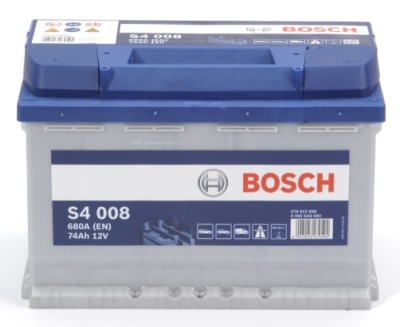 Akumulator BOSCH S4 74Ah S4008 74Ah 75Ah 72Ah