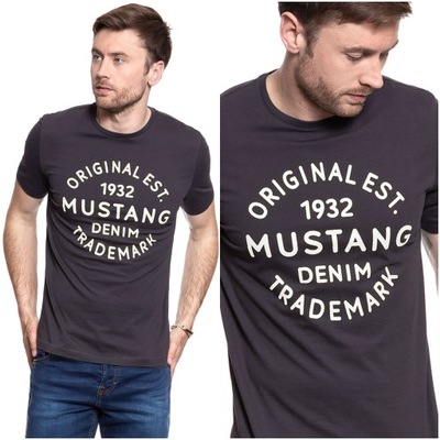 Męska koszulka t-shirt Mustang LOGO T-SHIRT S