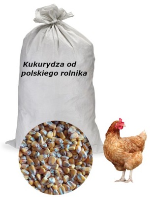 Kukurydza 10 kg dla Kur, Gryzoni, Ryb