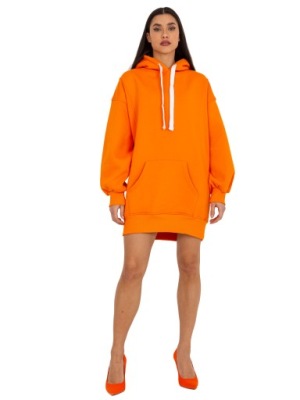 Długa BLUZA DAMSKA oversize Z KAPTUREM