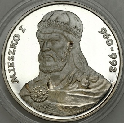 PRL. 200 złotych 1979 Mieszko I, popiersie – SREBRO