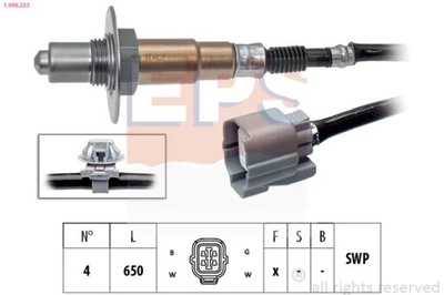 1-998-223 ЗОНД ЛЯМБДА SUBARU IMPREZA 2,0 08-