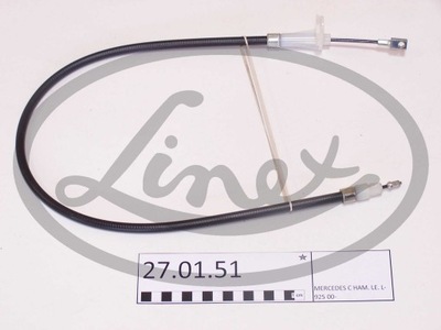 CABLE FRENOS DE MANO MERCEDES W 203 00-07 LT  