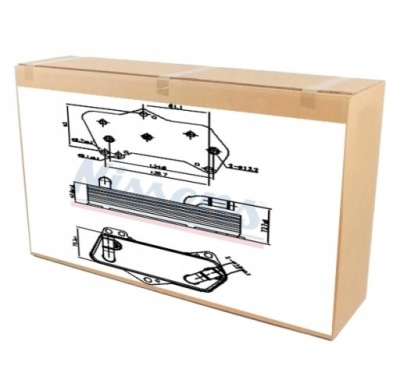 Радиатор масла nissens do vw scirocco iii 2.0 tdi фото №1