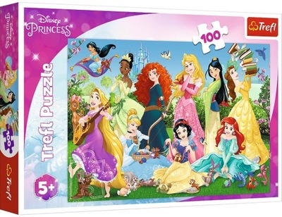 PUZZLE 100 EL CZARUJĄCE KSIĘŻNICZKI DISNEY TREFL 5+