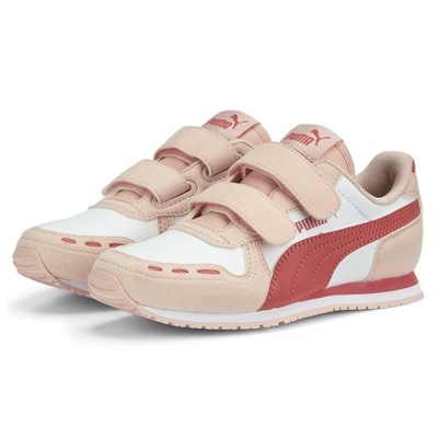 Buty dziecięce sportowe Puma Cabana Racer 38373009 rzepy różowe 32