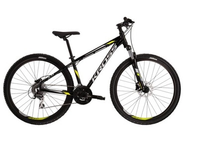 MTB Kross Hexagon 5.0 czarno-limonkowy 29koło19rama+podpórka gratis