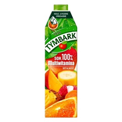 Tymbark Sok 100% multiwitamina 1 l