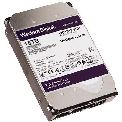 DYSK DO REJESTRATORA HDD-WD181PURP 18TB 24/7 WESTERN DIGITAL