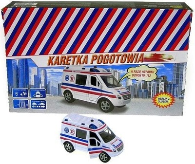 Ambulans pogotowie,11 cm, VAN