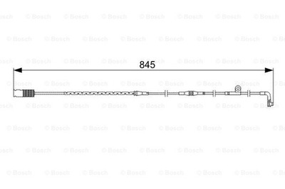 SENSOR DESGASTE ZAPATAS DE FRENADO BOSCH 1-987-473-044  