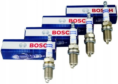 4X BUJÍAS DE ARRANQUE BOSCH FQR8LEU2 0242229699  