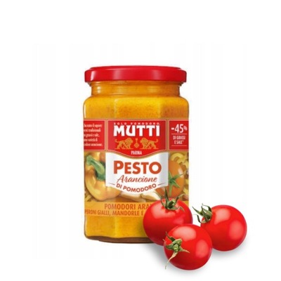 Mutti Pesto pesto z pomarańczowych pomidorów 180g