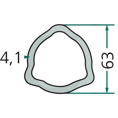 WEASLER ТРУБА PROFILOWA B8, B9, AB8, AB9