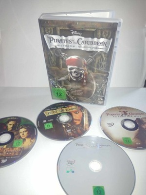 PIRATES OF THE CANBBEAN (PIRACI Z KARAIBÓW) DIE PIRATEN QUADROLOGIE DVD