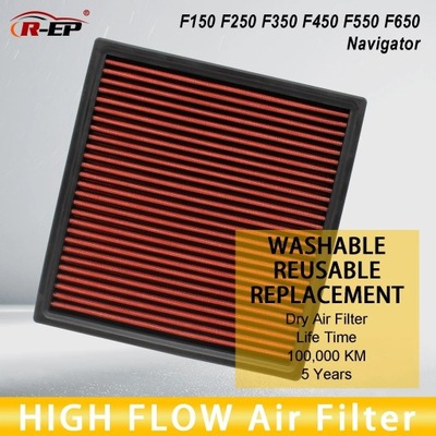 R-EP HIGH FLOW AIR FILTER FITS FOR FORD F150 F250 F350 F450 F550 F65~27867  