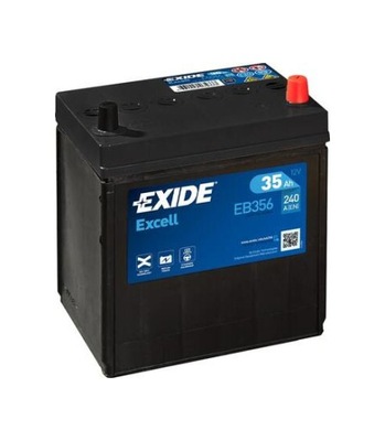 АККУМУЛЯТОР EXIDE EXCELL 12V 35AH 240A P+ EB356