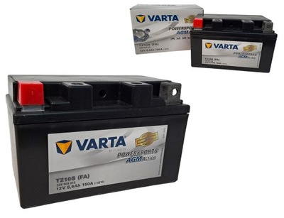 АКУМУЛЯТОР VARTA YTZ10S (FA) 12V 8,6AH 150A AGM GOTOWY NAJNOWSZY МОДЕЛЬ