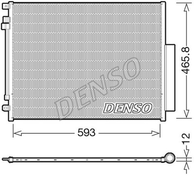 RADIATOR AIR CONDITIONER ALFA ROMEO  