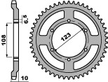 PBR ЗУБЧАТКА ЗАДНЯЯ 4430 52 F DERBI 50/ PEUGEOT 50