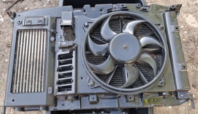 Підсилювач вентилятор радіатор citroen c4 picasso 2011r фото №1