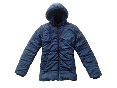 NAME IT ciepła kurtka parka na polarze 152 cm MORO