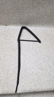 Прокладка двері скло лівий задня renault laguna ii фото №1