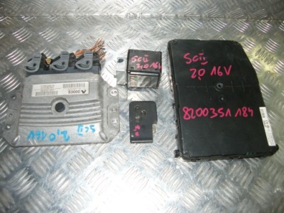 Набор карта bsi бортовой компьютер блокировка scenic ii 1,6 16 фото №1