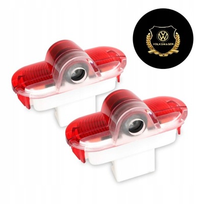 2XLED LOGO SPOT LIGHT VW LAVIDA BORA TOURAN CADDY  