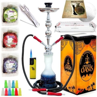 AISZA 63cm* shisha fajka wodna szisza +GIGA ZESTAW