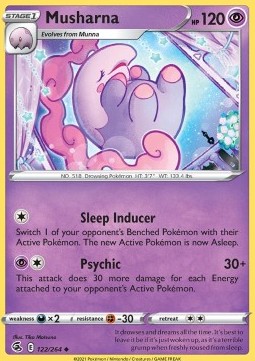 Pokemon TCG Psychic - Musharna (FST 122)