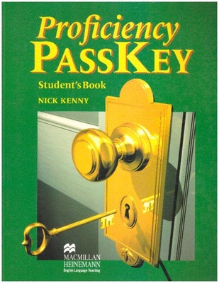 Proficiency PassKey Students Book Podręcznik NOWY