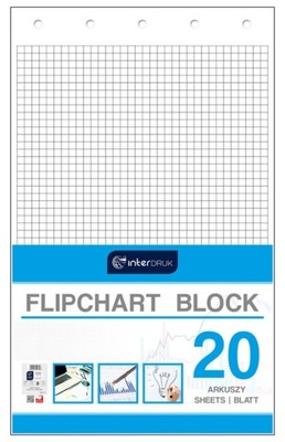 Blok do flipcharta A1/50k. kratka Interdruk