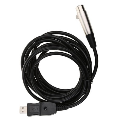 3-pinowy kabel mikrofonowy XLR USB na żeńskie XLR USB