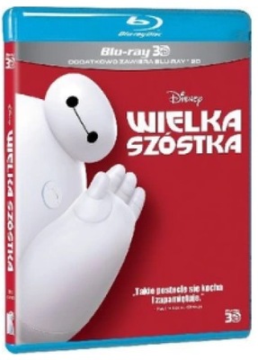 WIELKA SZÓSTKA (BLU-RAY 3D + BLU-RAY) Big Hero 6 [2014] Dubbing PL