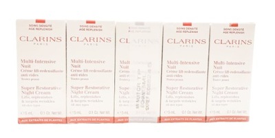 Clarins Super Restorative Night Cream krem na noc do twarzy 50ml zestaw