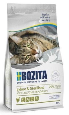 BOZITA Indoor and Sterilised Chicken 400g