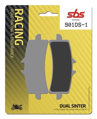 ZAPATAS DE FRENADO SBS 901DS-1 RACING DUAL SINTER  