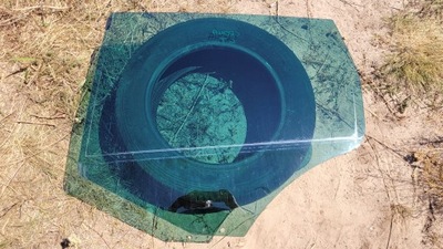 Fiat croma ii скло двері лівий задня задня 05 фото №1