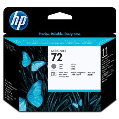 HP oryginalny głowica drukująca C9380A, HP 72, grey/black, HP Designjet T11