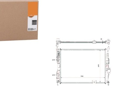 RADUADOR NISSAN QASHQAI +2 1,6 07- NRF  