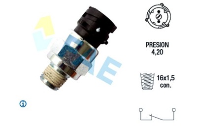 FAE SENSOR DE PRESIÓN ACEITES VOLVO F10 F12 F16 FL10 FL7 N10 12.0D-9.6D  