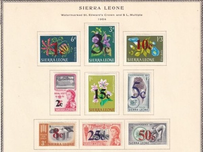 Kolonie angielski . 1964 Sierra Leone*