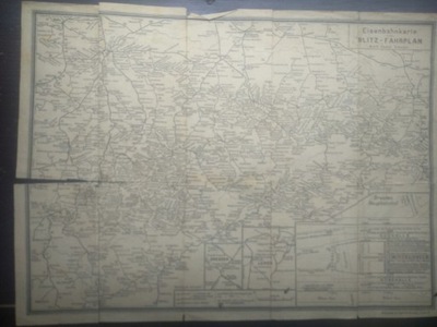 Schemat linii kolejowych Niemcy ok. 1920, Wrocław