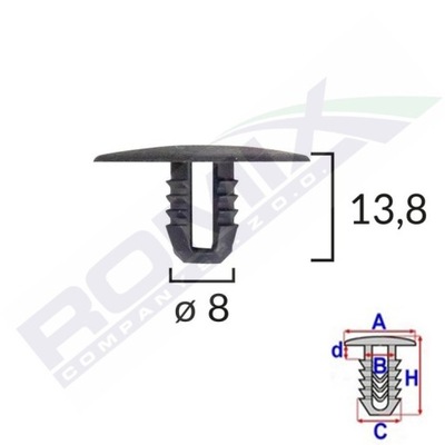 REMACHE AISLAMIENTO DE SONIDO TAPONES DEL MOTOR FORD X10SZT  