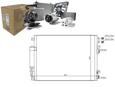 NISSENS CONDENSADOR DE ACONDICIONADOR CHRYSLER 300 C 2.7  