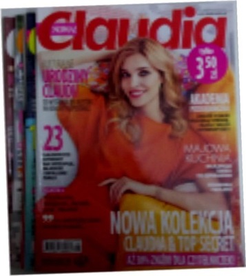 Claudia czasopismo nr 5,6,9-11 z 2016 roku