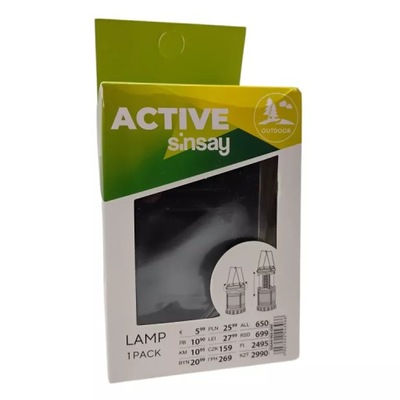 LAMPA KEMPINGOWA SINSAY