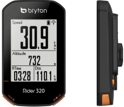 LICZNIK ROWEROWY GPS NAVI BRYTON RIDER 320 CAD+HRM